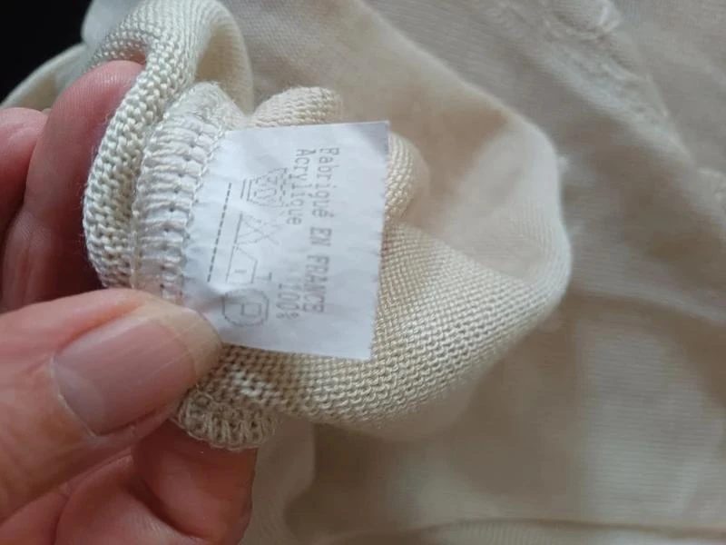 Beige trui met korte mouwen maat 42 – photo 7